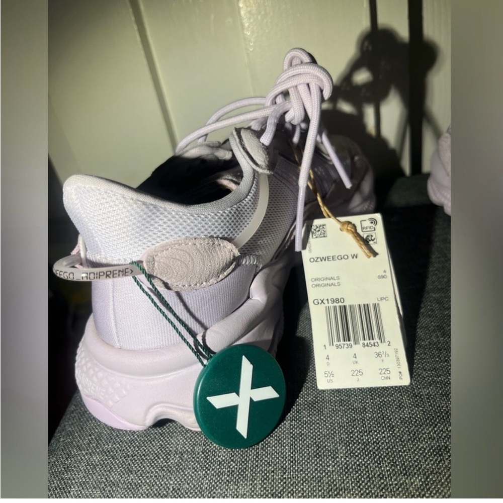 Adidas Women's Dust Purple Ozweego Sneakers - Picture 5 of 7